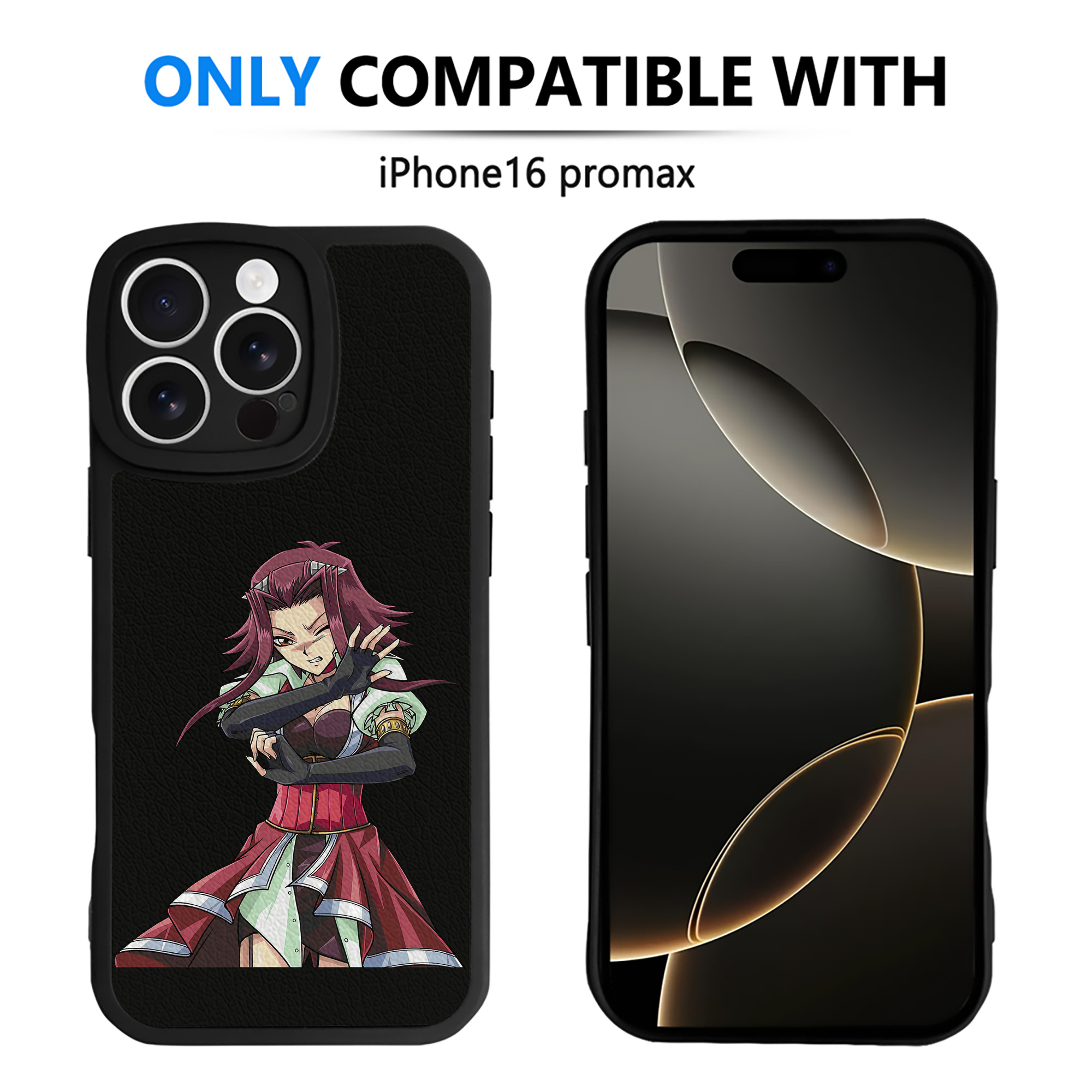 （画像用） 遊☆戯☆王 Yu-Gi-Oh! 【iPhone 16シリーズ対応】シリコンスマホケース（レザー調） 材質：シリコン